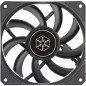 SilverStone Air Slimmer 120 Fan 1-pack Sort 120 mm